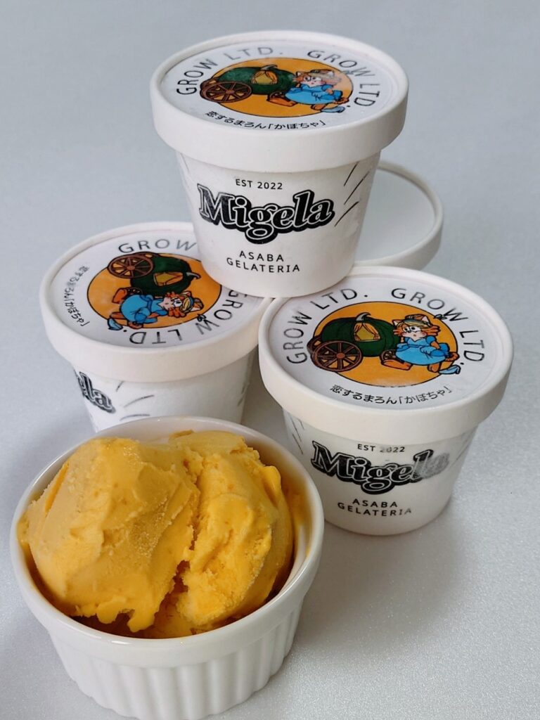 静岡県袋井市かぼちゃのアイス